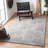 Anakin Geometric Handmade Tufted Wool and Cotton Gray/Ivory Area Rug-237046917