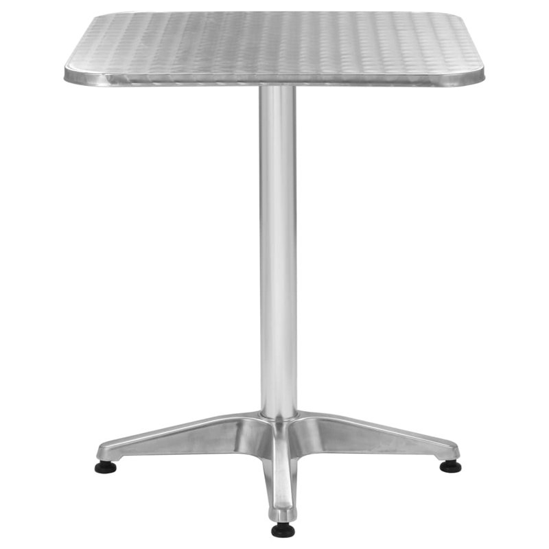 Table d'appoint en bois manufacturé, L 23,6 po x L 23,6 po x H 27,6 po