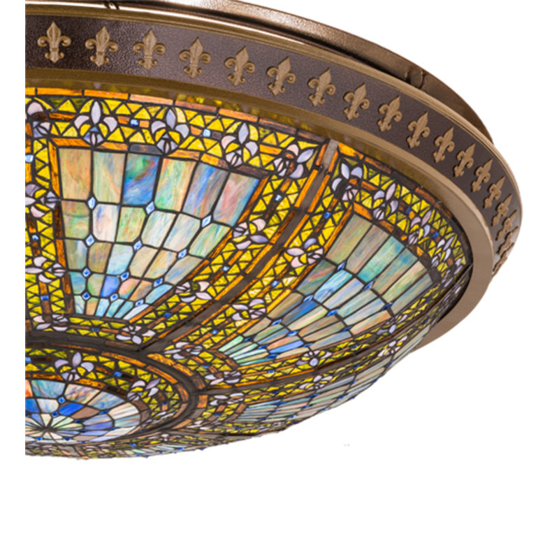 Fleur-de-lis 8 - Light Flush Mount