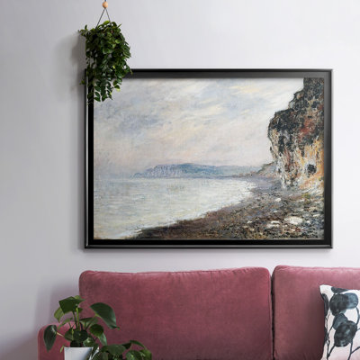Falaises à Pourville dans le brouillard, 1882 - Reproduction de photo sur toile