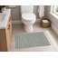 Tapis de toilette rectangulaire absorbant et antidérapant Tally Blocks