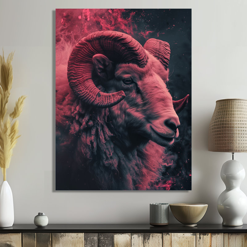 Rose, noir, astrologie, force stellaire, Bélier - astronomie, bélier, art mural, White Single Picture Framed