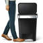 Simplehuman 45 Liter / 12 Gallon Rectangular Kitchen Step Trash Can with Soft-Close Lid, Plastic-17063975