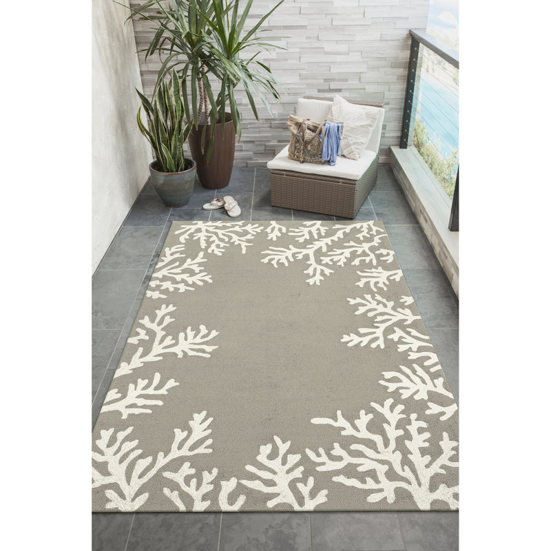 Bellavia Performance Hand Tufted Indoor / Outdoor Rug, Rectangle 5' x 7'6"