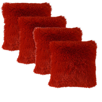 Faux Fur Throw Pillow