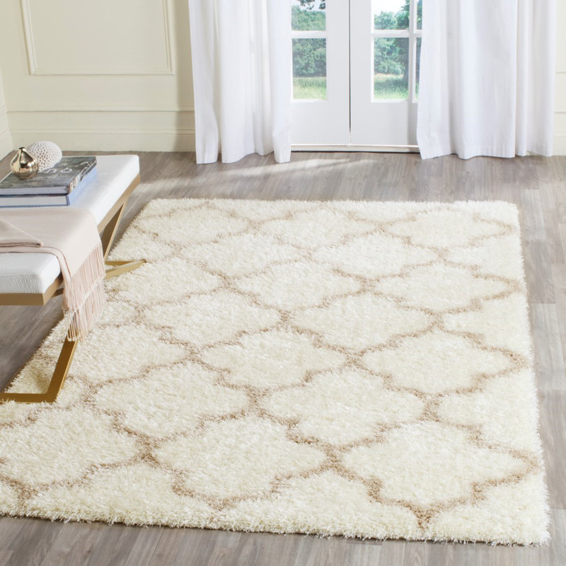 Bertl Sgm-Montreal Shag Performance Geometric Rug, Rectangle 9' x 12'