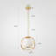Luminaire suspendu simple 1 lumière
