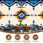 Papier peint adhésif autocollant à motifs géométriques multicolores, tribus amérindiennes, papier autocollant amovible pour décoration de salon, chambre à coucher H 100 po x l 144 po-129915491