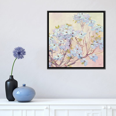 Spring Dogwood II par Julia Purinton - Estampe numérique sur toile tendue avec châssis