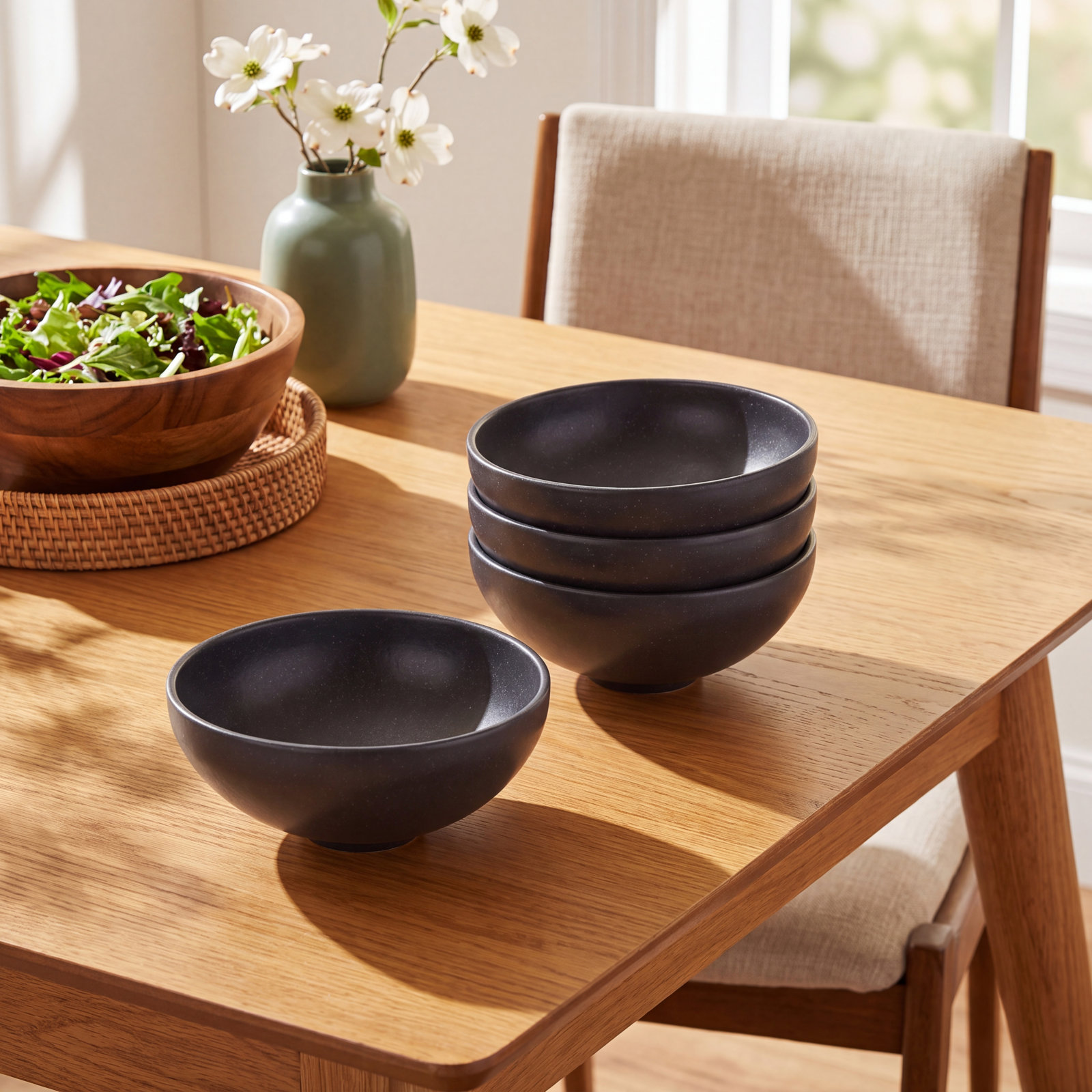 Casafina Pacifica Ramen Bowl, Seed Gray