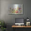 Art mural en métal «Summer Rain Floral» par Silvia Vassileva, Luxe-101655275