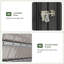 5x2.5Ft Metal Garden Storage Shed