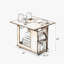 Table d'appoint mobile en bambou