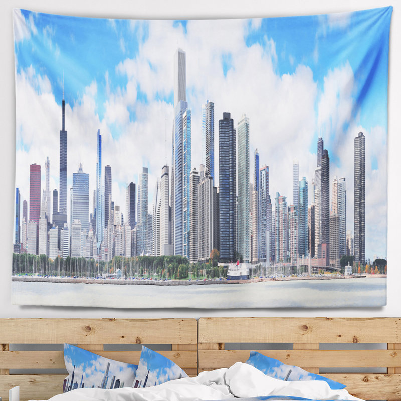 Polyester Tapestry, 50" H x 60" W