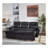 Sectional Sofa Bed, BLACK
