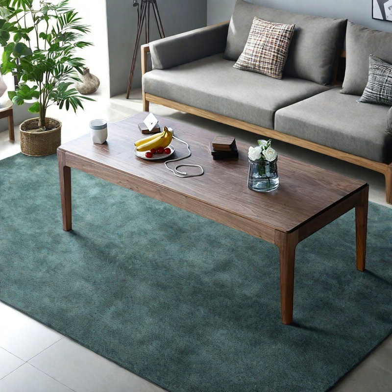 Table de bout en noyer américain, H 17,7 po x L 55,1 po x l 27,6 po