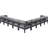 Dafina 150'' Wide Aluminum Patio Sectional with Cushions-61209640-61209643