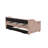 Twin Size Upholstered Daybed with Trundle,USB Port ,Side Pockets,Velvet Daybed with Button on Back and Piping on Waved Shape Arms for Bedroom Guest Room-1198387603