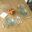 Lace Overlay 16 Piece Flatware Set, Service for 4