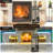 Fireplace Tools Set 5 Pieces with Stand