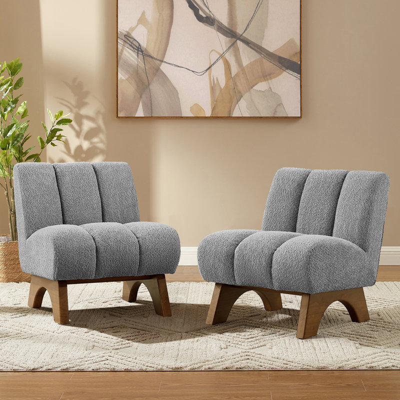 Brinlei Upholstered Accent Chair, Gray