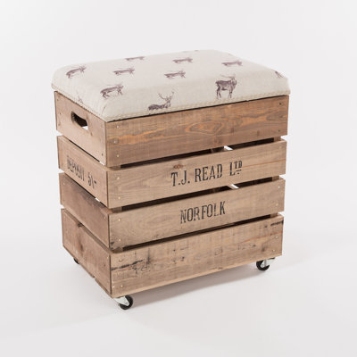 Cauley Upholstered Counter Stool with Solid Wood Frame