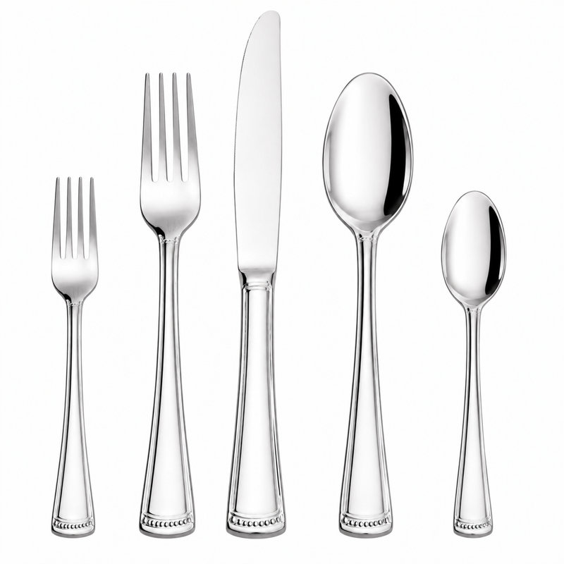 65-Piece 18/10 Silverware Set for 12