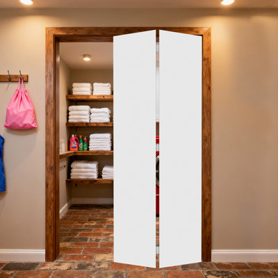 Portes intérieures modernes en MDF, conception pliante à noyau solide pour la maison