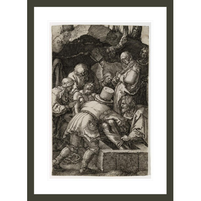 «The Entombment» par Albrecht Dürer, impression giclée sur cadre