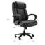 Grande et grande chaise de bureau avec accoudoirs rembourrés et siège réglable - peut supporter jusqu'à 500 lb-49798116