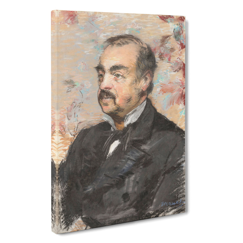 Julien De La Rochenoire by Edouard Manet - Wrapped Canvas, 50cm H x 35cm W x 3cm D