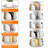 Rotating 5-tier Bookshelf, 360° Spinning Corner Bookcase, White Space Saving Organizer For Study Room, Home Office, Kids Rooms, Bedroom, Adults & Kids-761795728