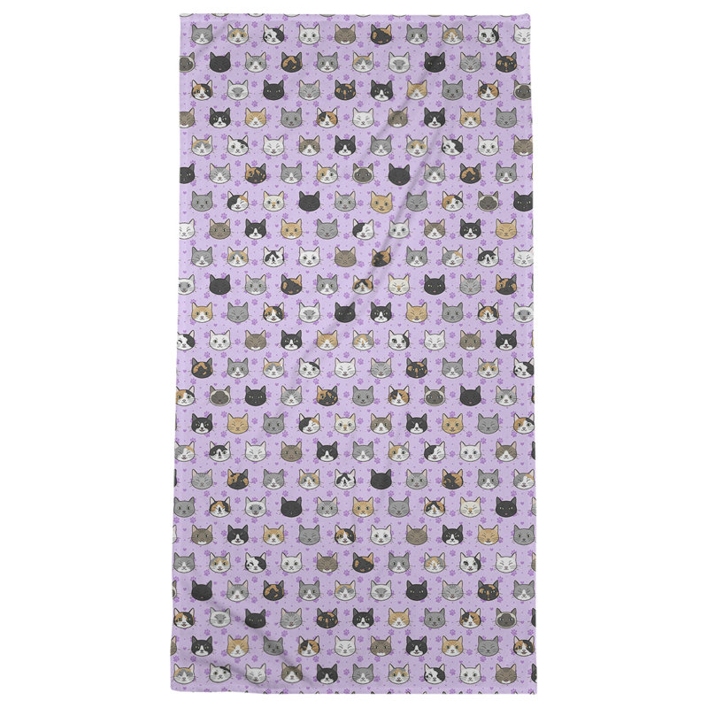 Serviette de plage Katelyn Elizabeth, Violet