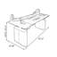 Bureau debout noir en bois manufacturé-1394196751