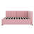 Full Size Upholstered Daybed with Trundle Sofa Bed Frame-1595724516