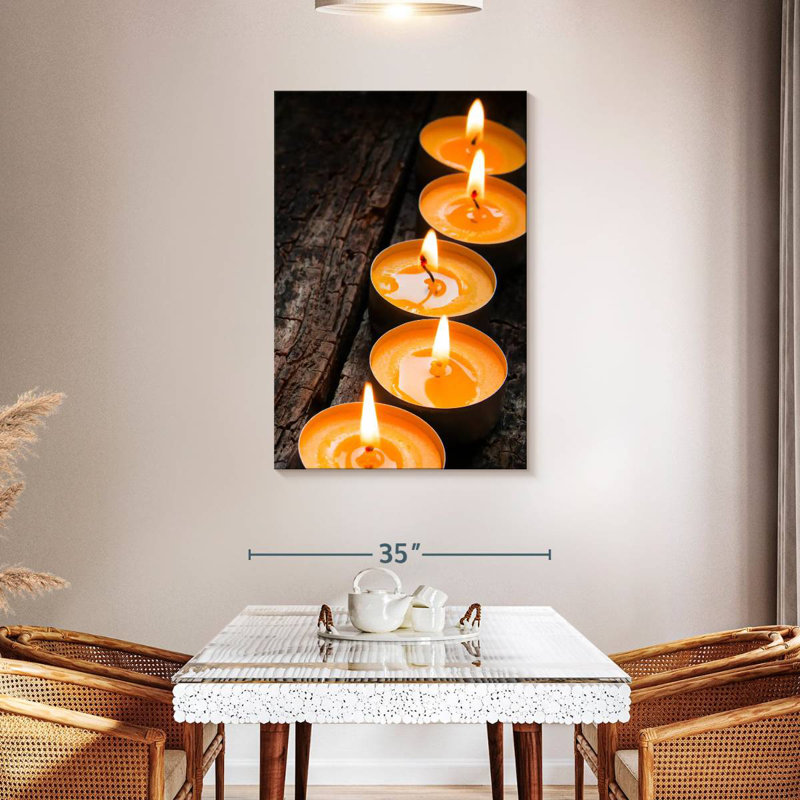 Kerrick Spa Tea Light Candles, 45" H x 30" W