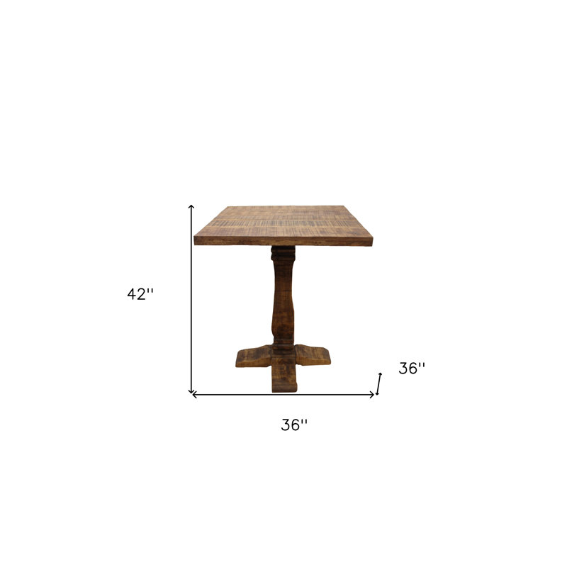 Table de bar carrée 36 po