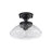 Hammered Water Glass Semi-Flush Mount