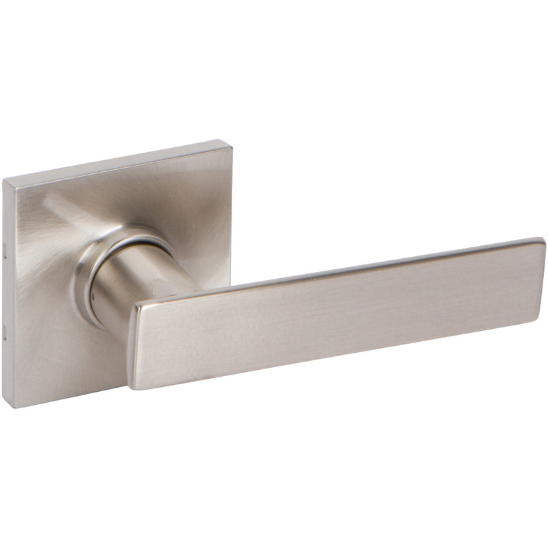 Single Dummy Door Lever, Satin Nickel