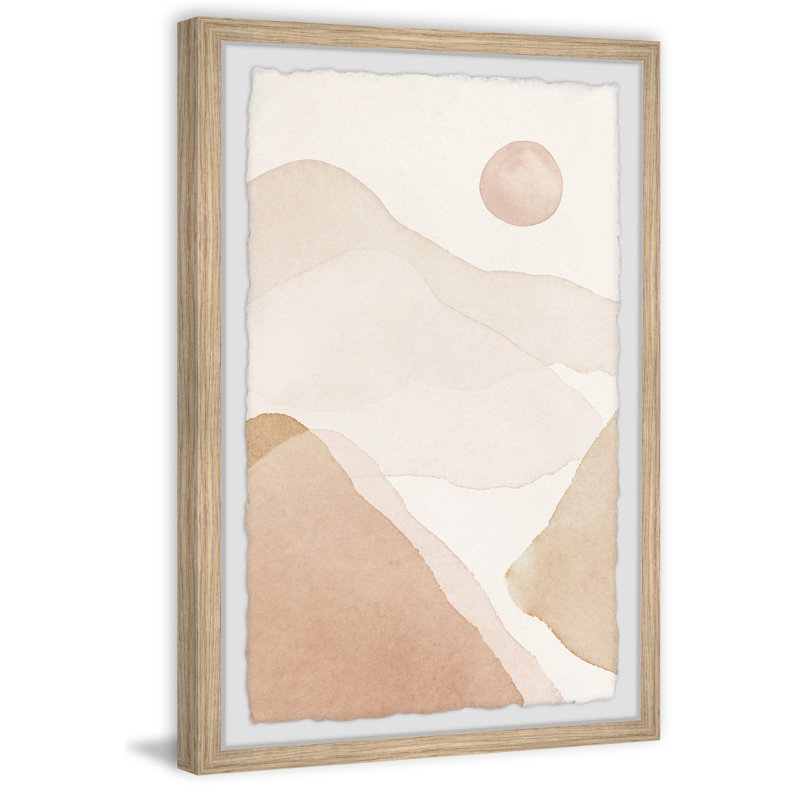 White Water Rapids - Single Picture Frame Painting, 30cm H x 20cm W