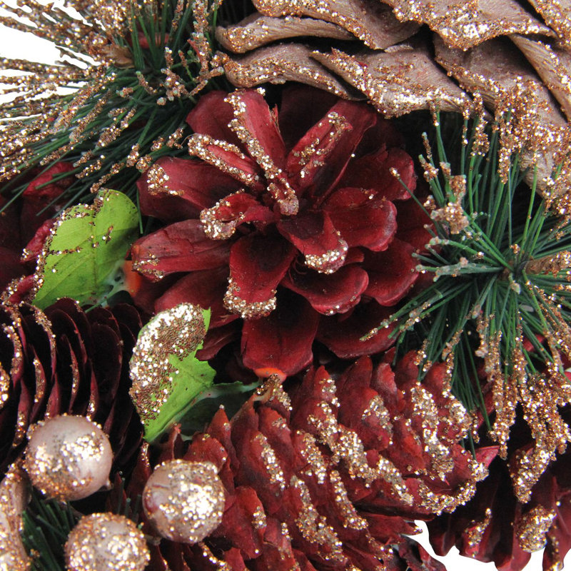Couronne de Noël artificielle 13,75 po Fandango