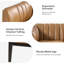 Fauteuil en similicuir de 27,5 po Yeilyn-94883785