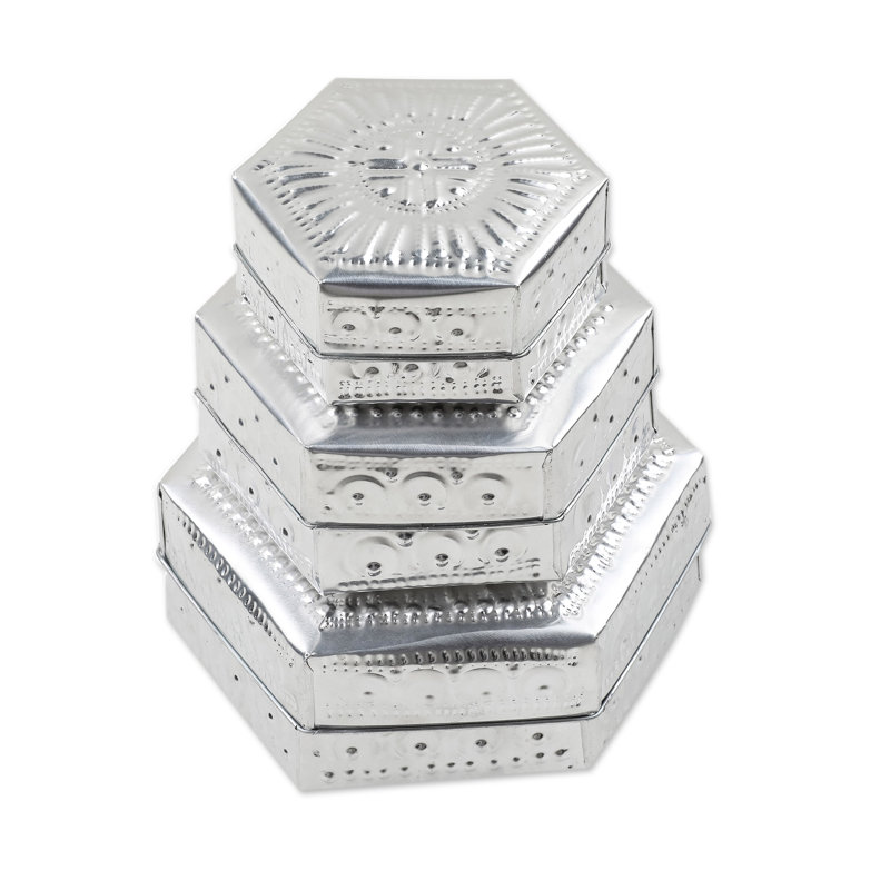 Lacia 3 Piece Handmade Decorative Box Set