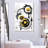 Avery Gold Abstract Painting V-108566766