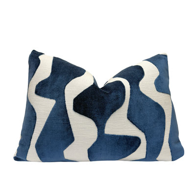 Abstract Velvet Throw Pillow Cover