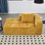Canapé moderne en chenille, canapé-lit en mousse et assise spacieuse minimaliste, attrayant et ergonomique pour la chambre à coucher-838964629