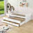 Badi Kids Twin with Trundle with Drawers-771193080