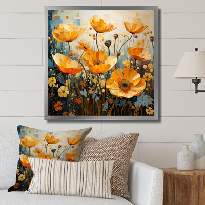 " Yellow Vivid Poppy Moments I "
