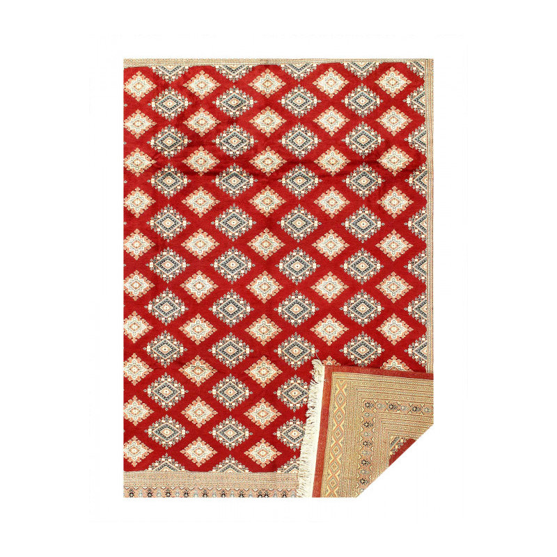 Red Fine Hand Knotted Bokhara 9'X 12'