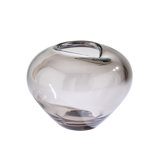 Undulating Handmade Glass Table Vase